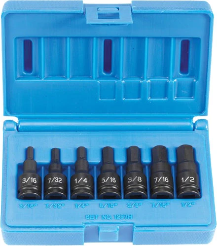 Grey Pneumatic 1297H 3/8" Impact Hex Driver Set 1 Grey Pneumatic 1297H 3/8" Impact Hex Driver Set