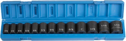 Grey Pneumatic 1312 1/2" Impact Socket Set 1 Grey Pneumatic 1312 1/2" Impact Socket Set