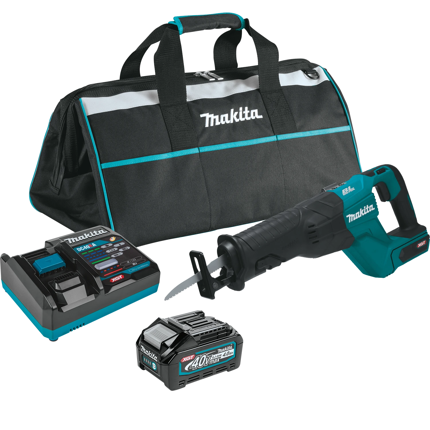 Makita GRJ01M1 40V Max XGT Brushless Recipro Saw Kit 1 Makita GRJ01M1 40V Max XGT Brushless Recipro Saw Kit
