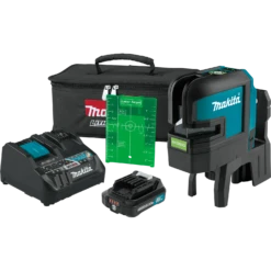 Makita SK106GDNAX 12V Max CXT Cordless Cross-Line/4-Point Green Beam Laser Kit