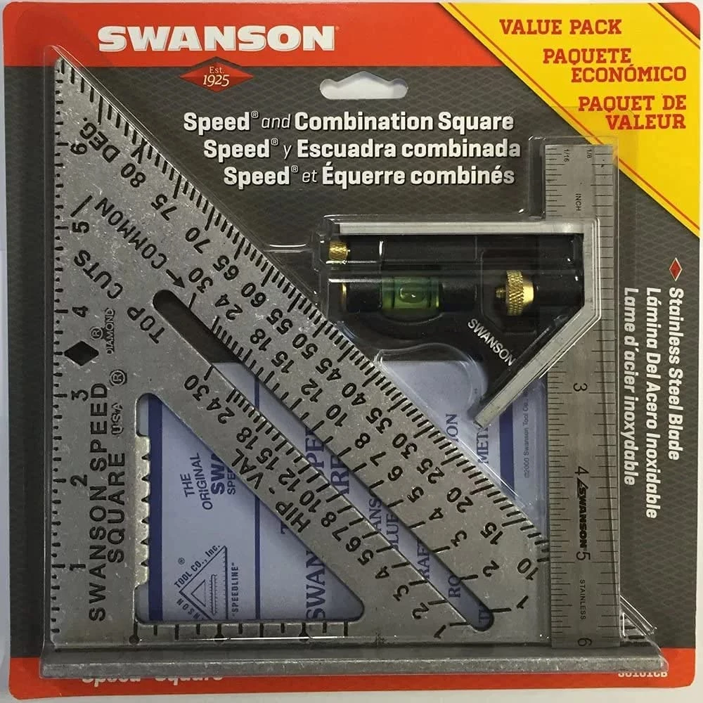 Swanson S0101CB Speed Square Layout Tool Value Pack 1 Swanson S0101CB Speed Square Layout Tool Value Pack