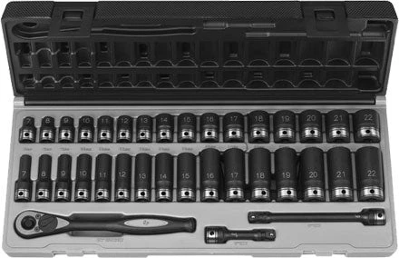 Grey Pneumatic 81635MRD 3/8" Impact Duo-Socket Set 1 Grey Pneumatic 81635MRD 3/8" Impact Duo-Socket Set