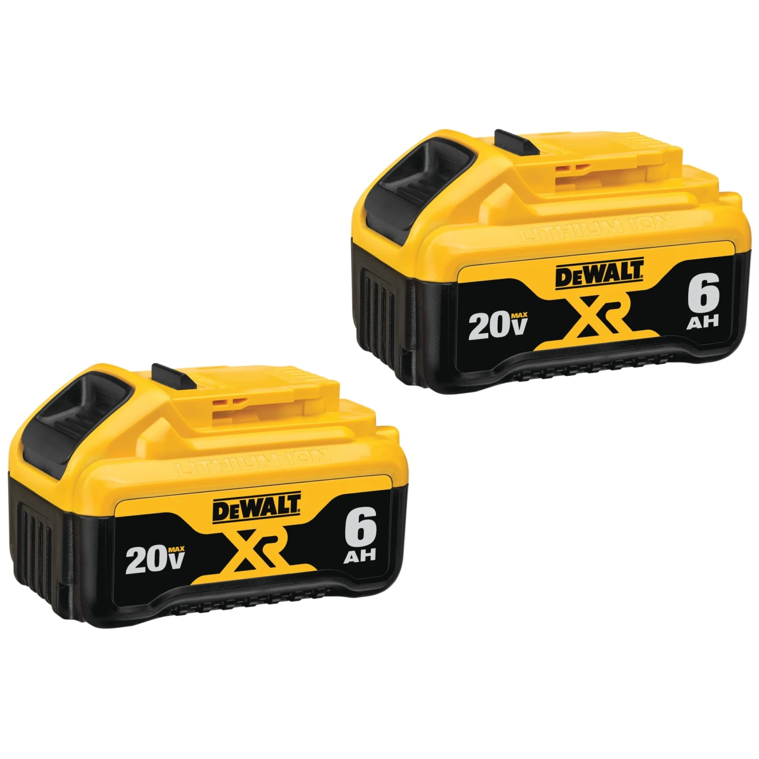 DeWalt DCB206-2 20V Max Premium Xr 6.0Ah Lithium Ion Battery 2-Pack 1 DeWalt DCB206-2 20V Max Premium Xr 6.0Ah Lithium Ion Battery 2-Pack