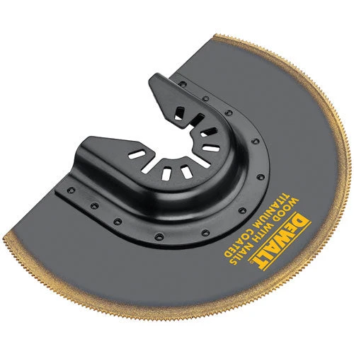 DeWalt DWA4213 Titanium Semicircle Flush Cut Oscillating Saw Blade 1 DeWalt DWA4213 Titanium Semicircle Flush Cut Oscillating Saw Blade