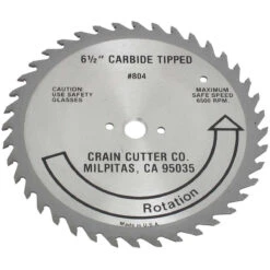 Crain 804 6-1/2" Super Saw Wood Blade
