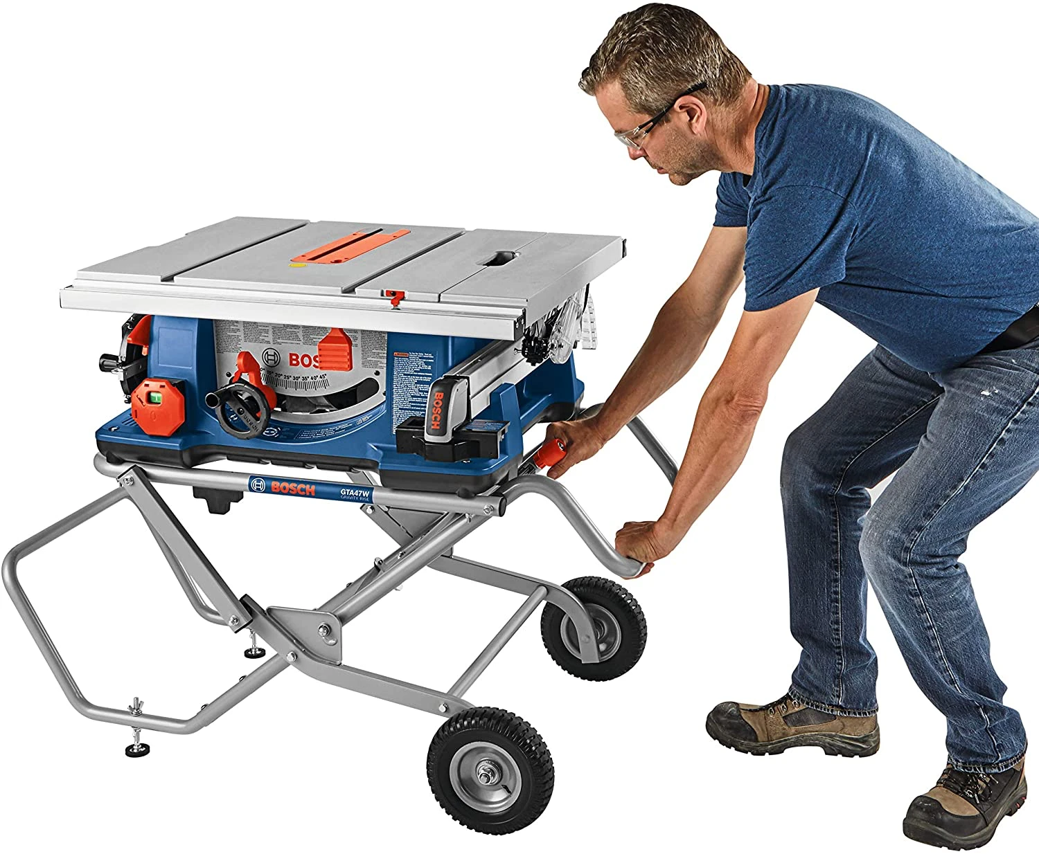 Bosch 4100XC-10 10" Worksite Table Saw With Gravity-Rise Wheeled Stand 4 Bosch 4100XC-10 10" Worksite Table Saw With Gravity-Rise Wheeled Stand - Image 4