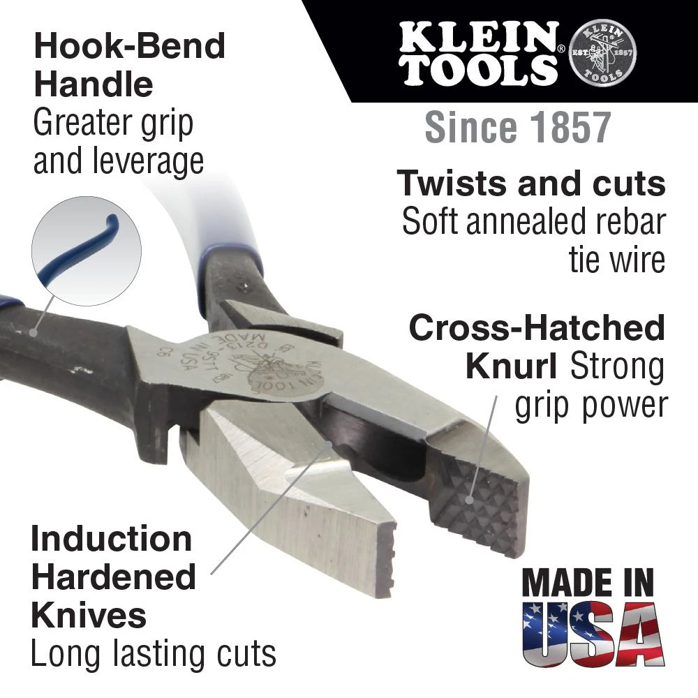 Klein D2000-7CST Heavy-Duty Cutting Ironworker's Pliers 4 Klein D2000-7CST Heavy-Duty Cutting Ironworker's Pliers - Image 4