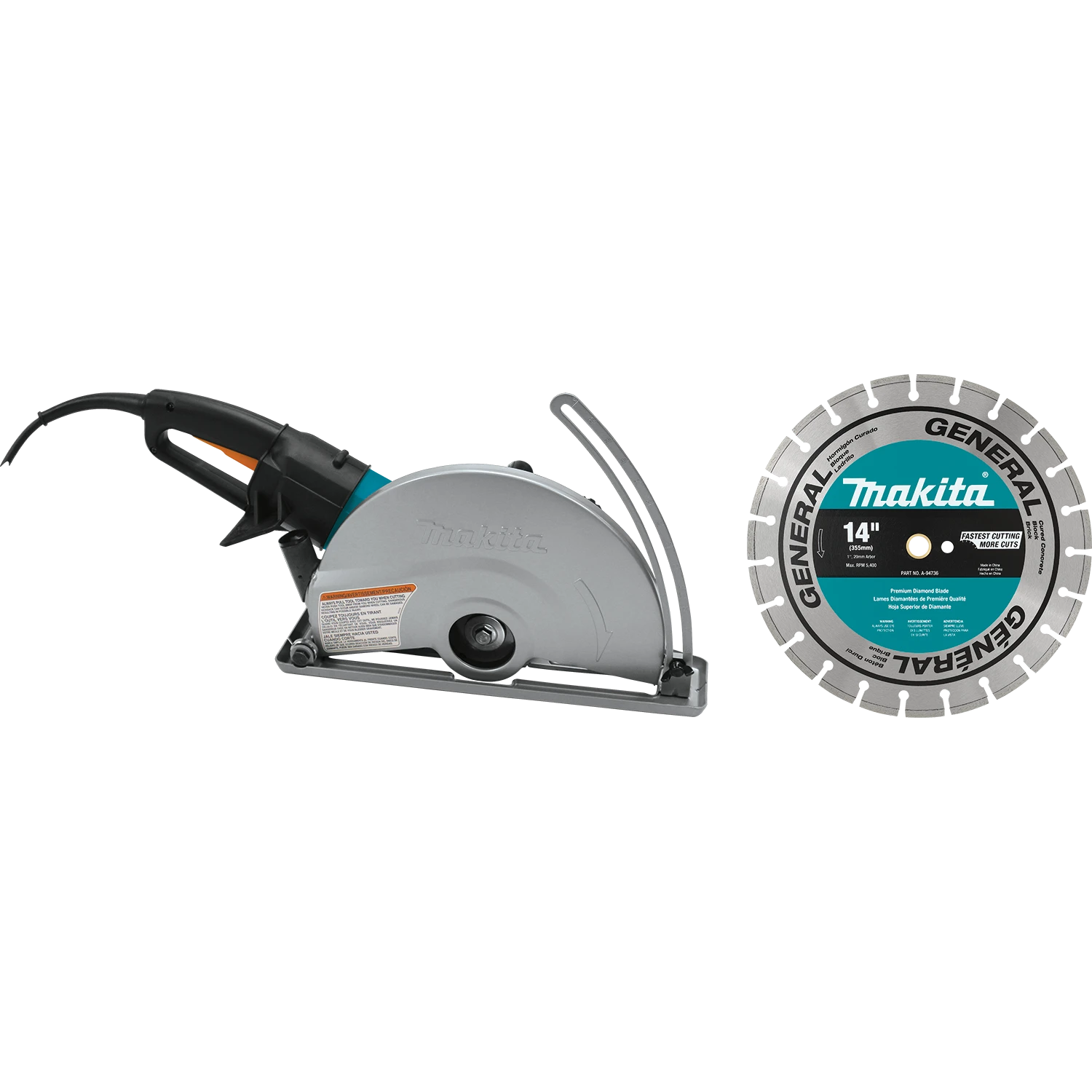 Makita 4114X 14" Electric Angle Cutter 1 Makita 4114X 14" Electric Angle Cutter