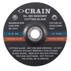 Crain 805 6-1/2" Super Saw Masonry Blade